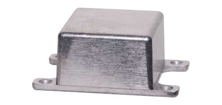Diecast Aluminium Box 51x51x32 Flanged