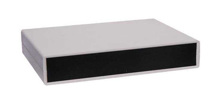 40x225x165mm ABS Grey/Black Instrument Case