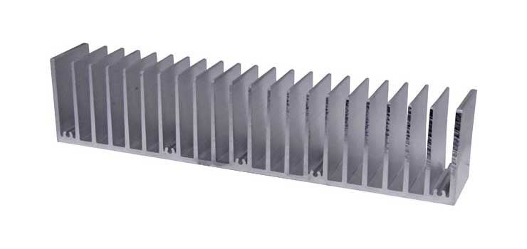 35 x 218mm Medium Duty Fin Heatsink