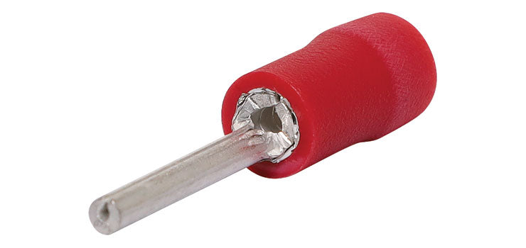 Red Pin Terminal Crimp Pk 10