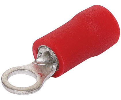 Red 3.5mm Ring Crimp Pk 10