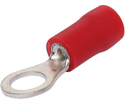 Red 5mm Ring Crimp Pk 10