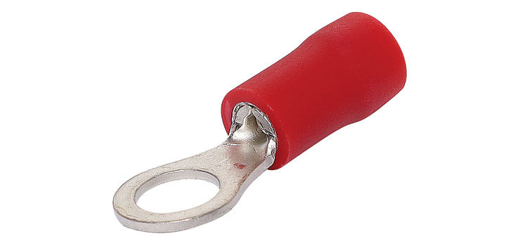 Red 5mm Ring Crimp Pk 10