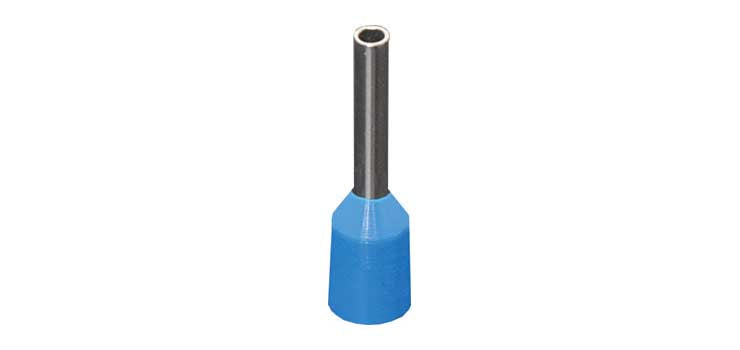 Blue 0.75mm Ferrule Terminals Pk 100