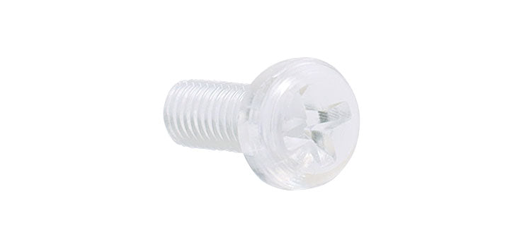 M3 x 10mm Pan Pozi Polycarbonate Bolt Pk 1000