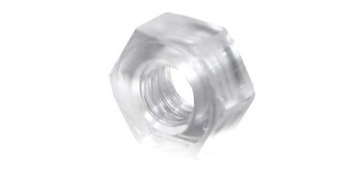 M3 Nut Polycarbonate Pk 25