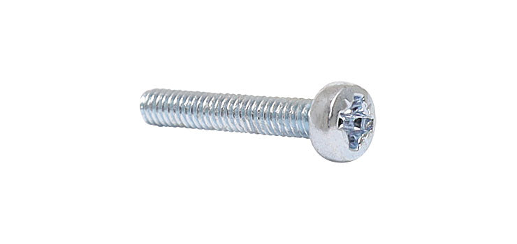 M2 x 12mm Pan Pozi Nickel Bolt Pk 8