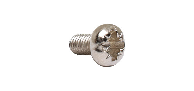 M3 x 6mm Pan Pozi Nickel Bolt Pk 25