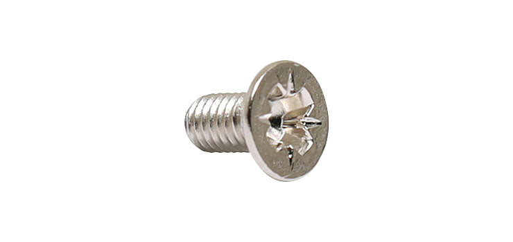 M3 x 6mm Countersunk Pozi Nickel Bolt Pk 200