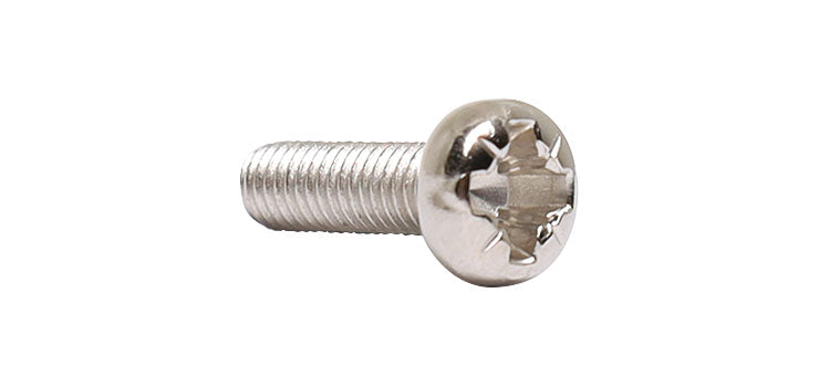 M3 x 10mm Pan Pozi Nickel Bolt Pk 1000