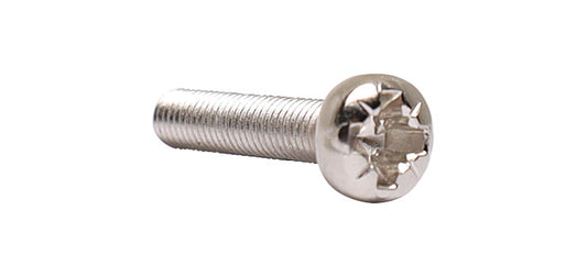 M3 x 16mm Pan Pozi Nickel Bolt Pk 1000