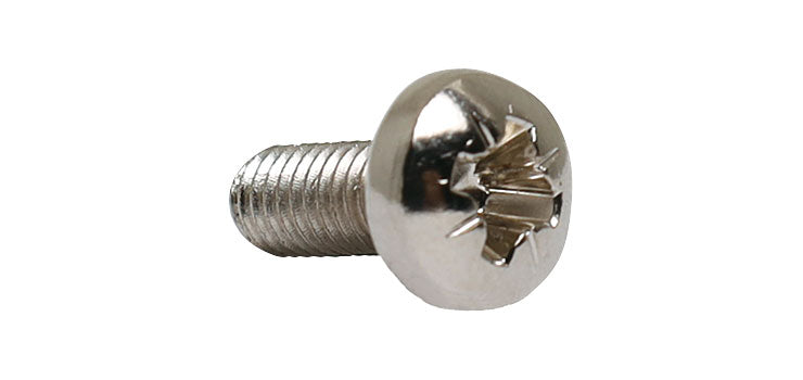 M4 x 10mm Pan Pozi Nickel Bolt Pk 200