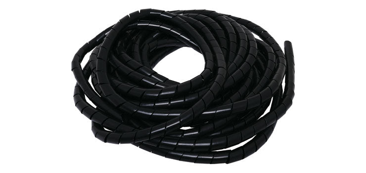 Black 20mm Cable Spiral Binding 10M