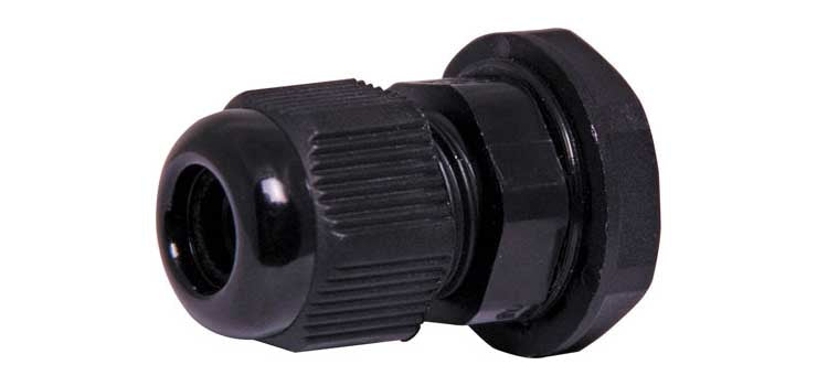 4-8mm EG9/PG9 Black IP68 Nylon Cable Gland