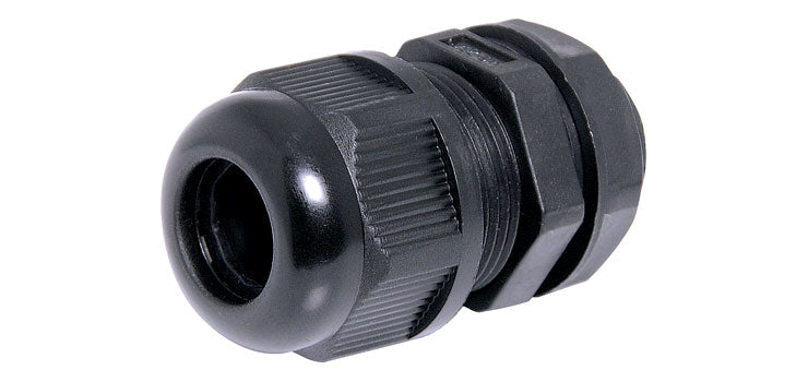 11-14mm MG20 Black IP68 Nylon Cable Gland