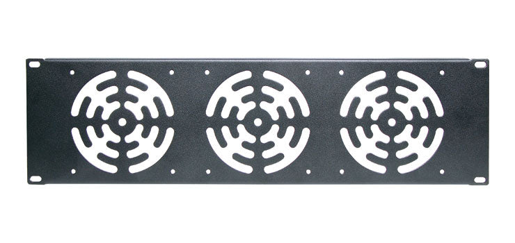 3U 3x120mm Fan 19" Rack Panel