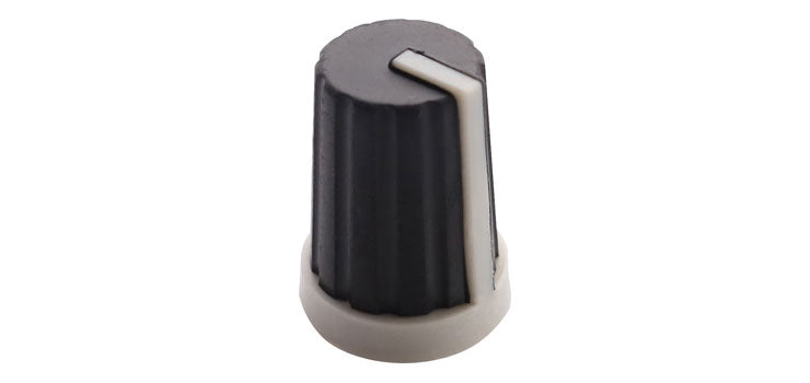 13mm Black 18T Spline Plastic Knob