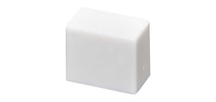 12.5x7mm White Plastic Knob For S1410