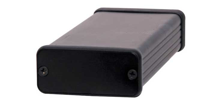 120x54x23mm Black Aluminium Instrument Case