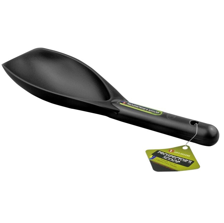 Heavy Duty Plastic Body Prospector's 12.5" Scoop - Black GP3SS22BK