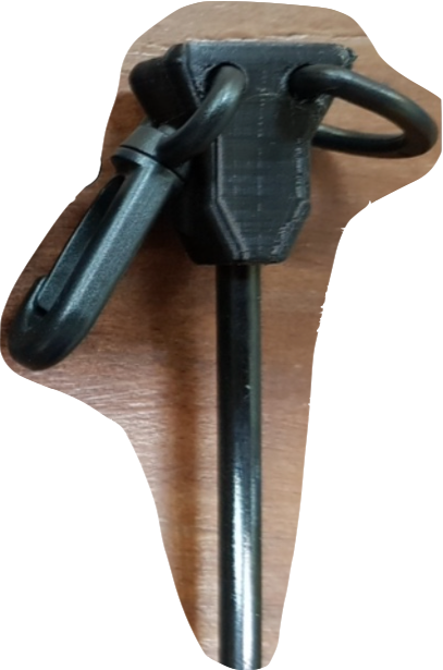 Hipstick - Metal Detector Harness Accessory Yellow HIPSML
