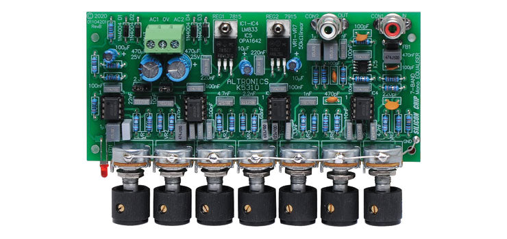 7 Band Mono Equaliser Kit