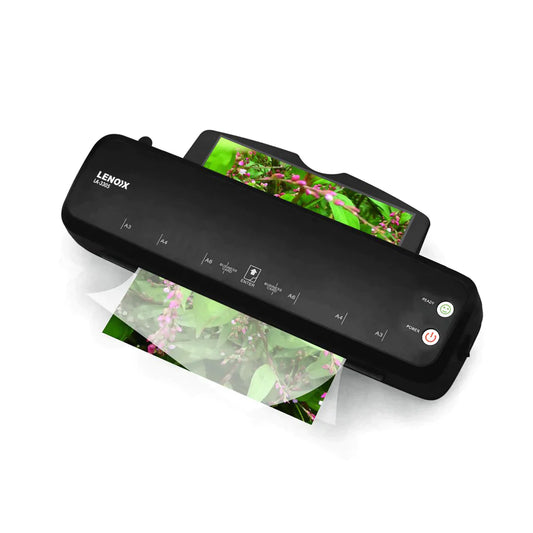 LENOXXHot Paper Laminator (A3 Size) 350W, Laminating Thickness 80-100 Microns LA3305