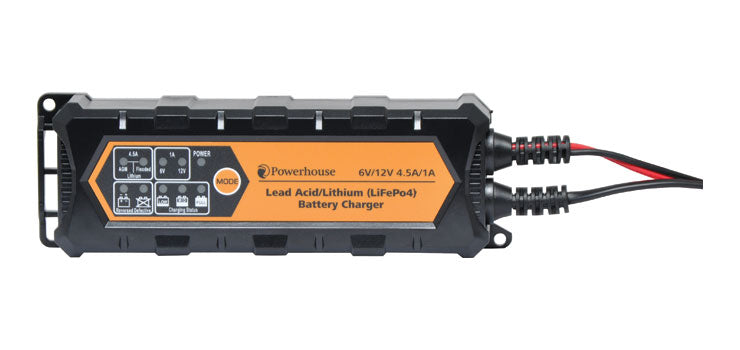 6V/12V 4.5A/1A Automotive Battery Charger