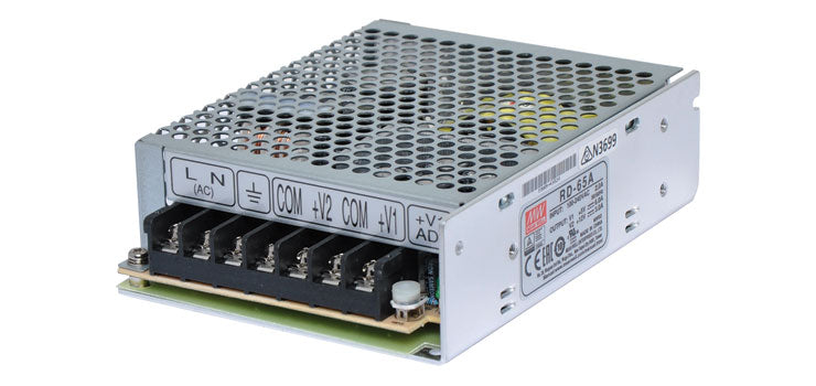 RD-65A 66W 5VDC / 12VDC Dual Rail Switchmode Power Supply