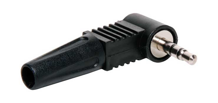 3.5mm Stereo 90 Deg. Jack Plug