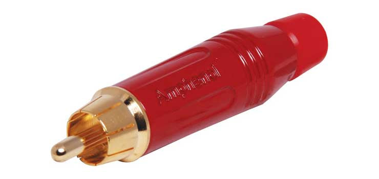 ACPR-RED Red RCA Line Plug