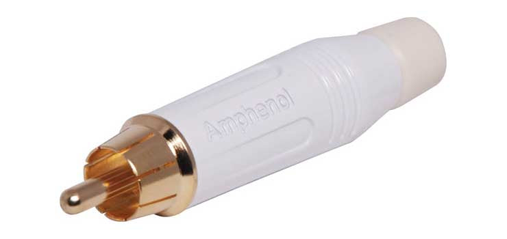 ACPR-WHT White RCA Line Plug