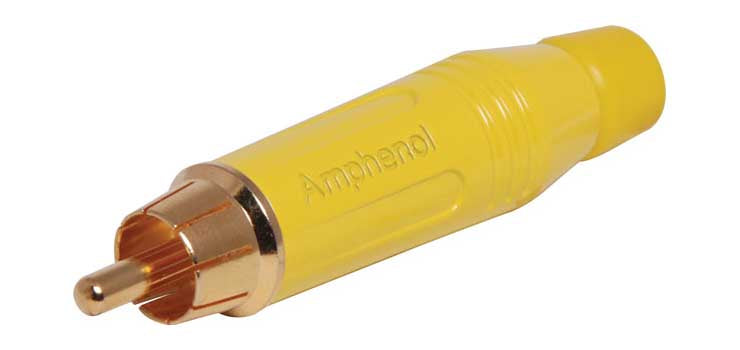 ACPR-YEL Yellow RCA Line Plug