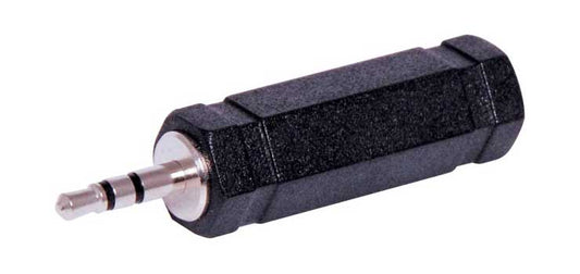 3.5mm Stereo Plug to 6.35mm Stereo Socket Adapter