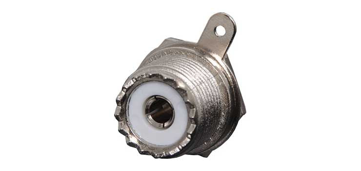 Chassis Mount Female Socket (1 Hole) SO239