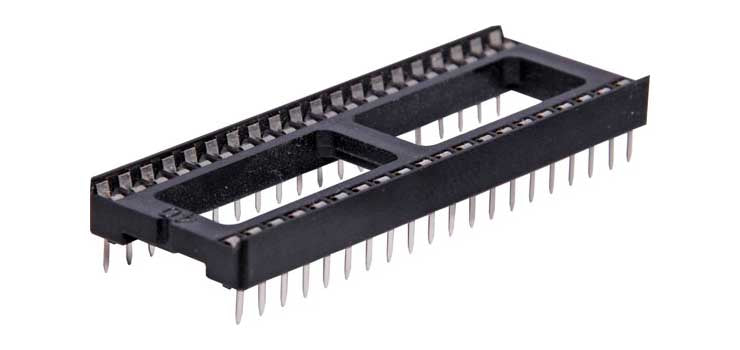 40 Pin (0.6") DIL Tinned IC Socket