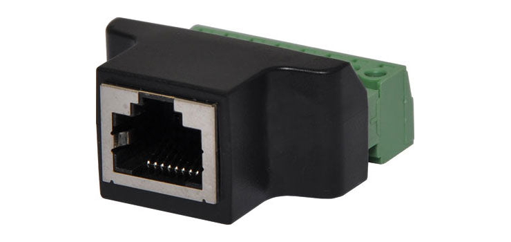 RJ45 Socket to Screw Terminals