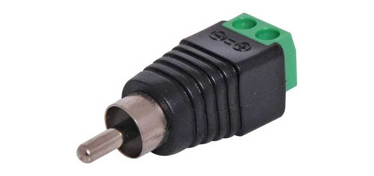 RCA Plug With Screw Terminals