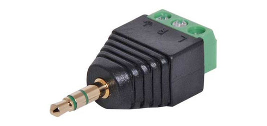 3.5mm Stereo Jack Plug With Screw Terminals