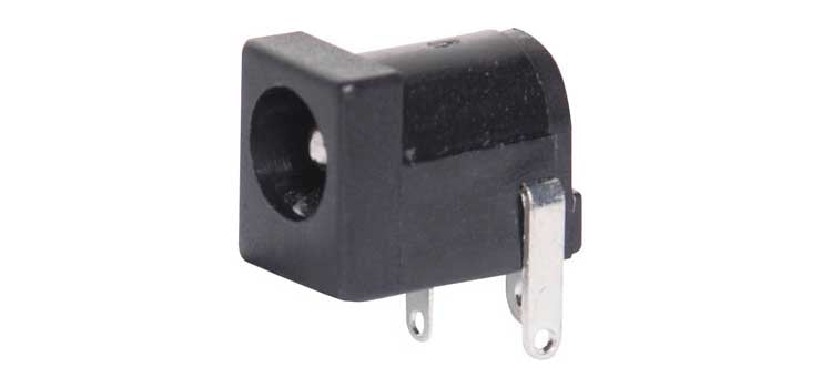 2.5mm Plastic PCB Mount DC Power Socket