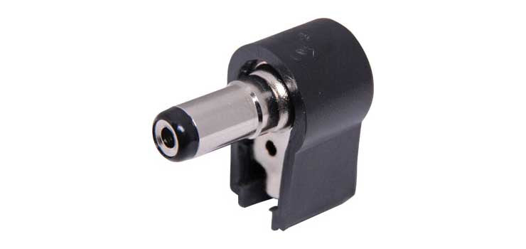 2.1mm DC Power Right Angle Line Plug (9.5mm) P0630