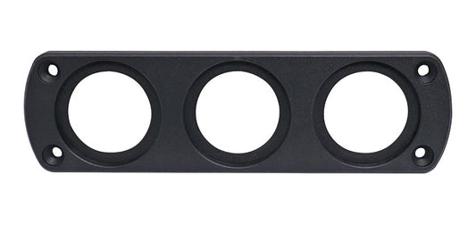 Triple Flush Panel Mount For Car Accessory Sockets