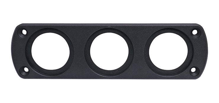 Triple Flush Panel Mount For Car Accessory Sockets