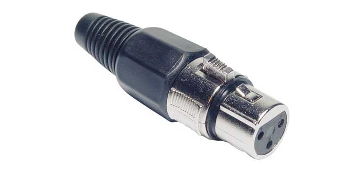 3 Pin Female Line XLR Connector