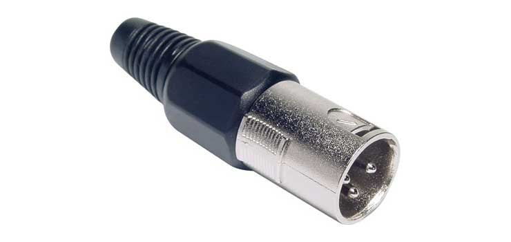 3 Pin Male Line XLR Connector