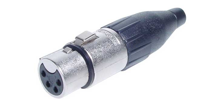 4 Pin Female Line XLR AC4F