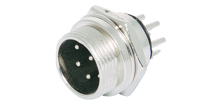 8 Pin Male Chassis Mount Microphone Connector