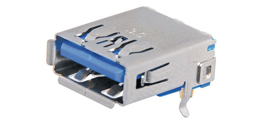 Type A 90 Deg. Horizontal PCB Mount USB 3.0