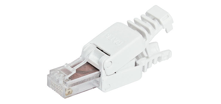 8P8C RJ45 Modular Plug Cat6 Toolless