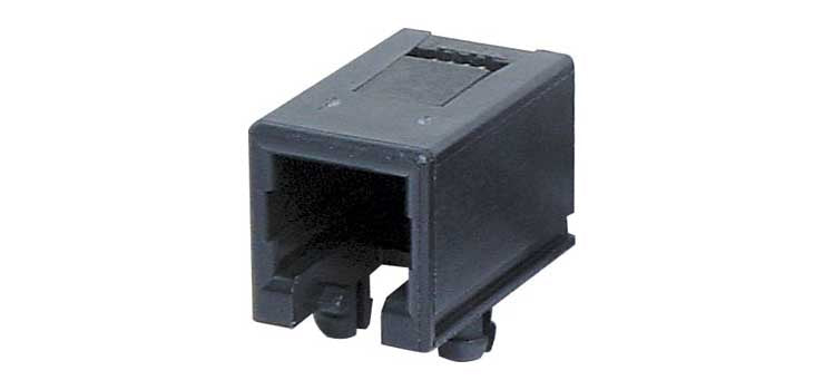 4P4C RJ10 Modular Socket Surface Mount